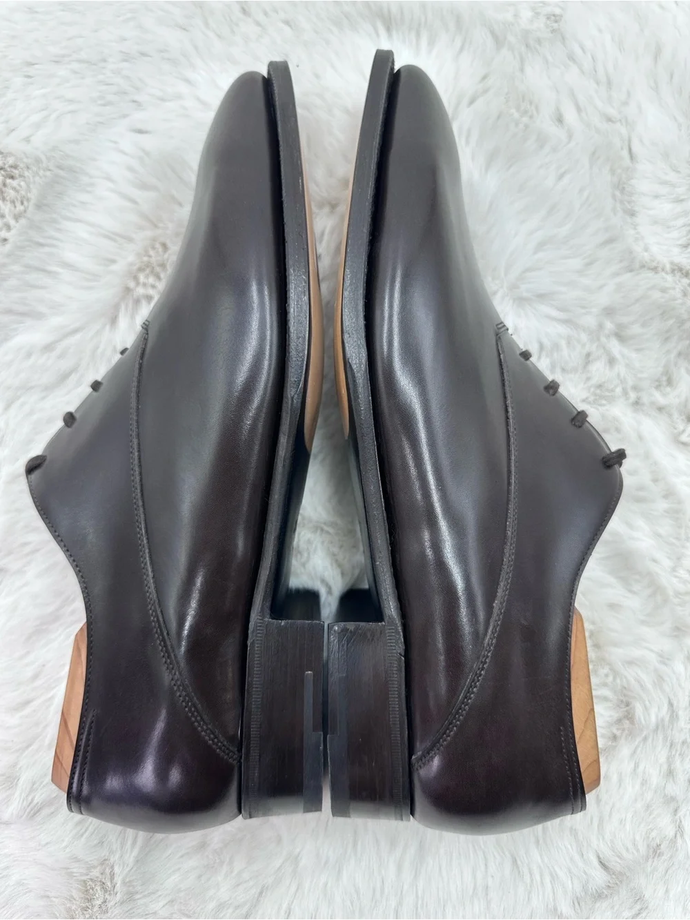 John Lobb Becketts Dark Brown Misty Oxfords UK 9EE US 10EE New